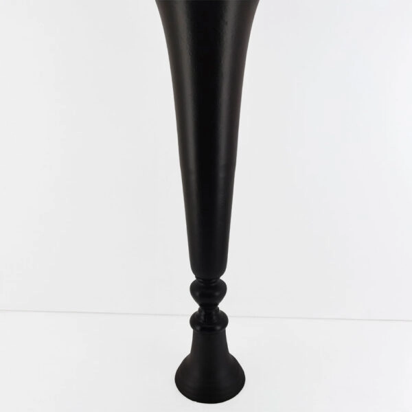 FLORES ΒΑΖΟ 20x20x71 ΑΛΟΥΜΙΝΙΟ ΜΑΥΡΟ