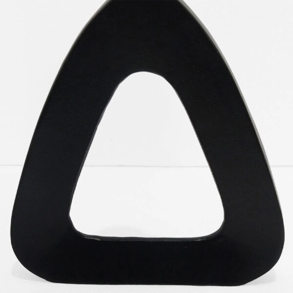 ABSTRACT TRIANGLE ΒΑΖΟ 33x5x38 ΑΛΟΥΜΙΝΙΟ ΜΑΥΡΟ