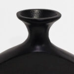 ABSTRACT CIRCLE ΒΑΖΟ 37x5x45 ΑΛΟΥΜΙΝΙΟ ΜΑΥΡΟ