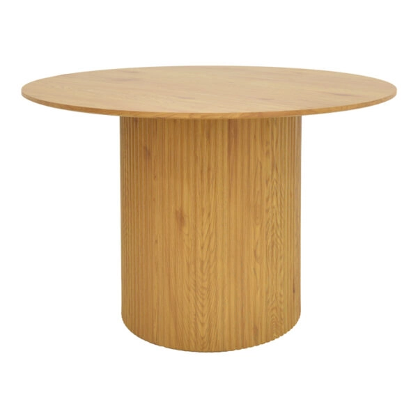 Τραπέζι Karulo mdf σε sonoma απόχρωση Φ120x76εκ