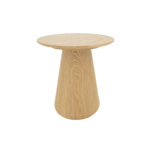 Τραπέζι σαλονιού Donda mdf-μέταλλο σε sonoma απόχρωση Φ60x46εκ