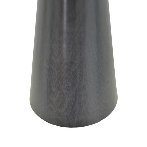 Tραπέζι Donda  mdf μαύρο Φ100x76εκ