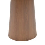 Tραπέζι Donda  mdf καρυδί Φ100x76εκ