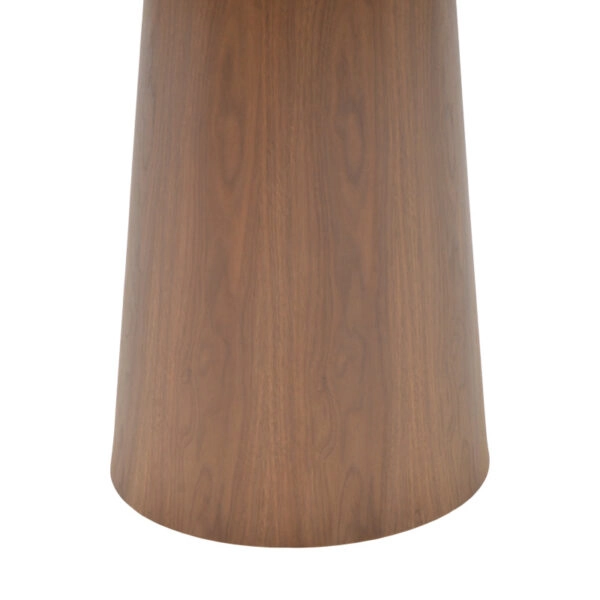 Tραπέζι Donda  mdf καρυδί Φ100x76εκ