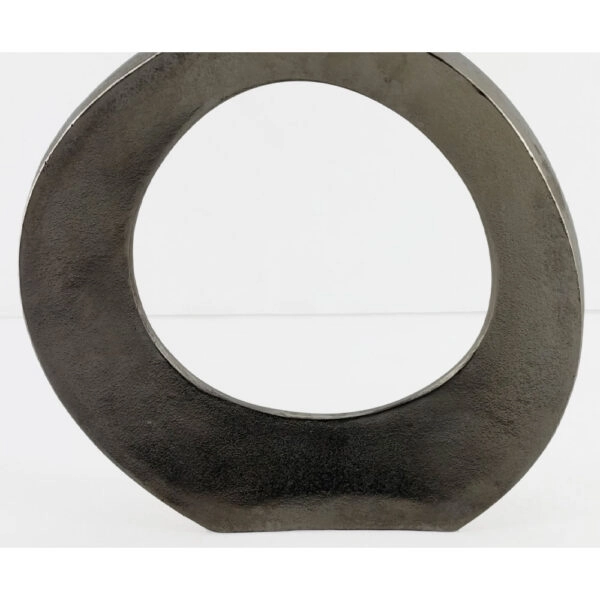 ABSTRACT CIRCLE ΒΑΖΟ 37x5x45 ΑΛΟΥΜΙΝΙΟ SILVER NICKEL