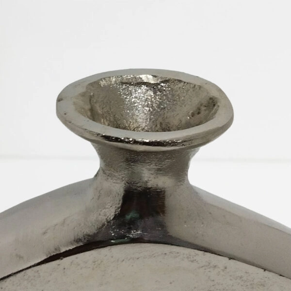 ABSTRACT CIRCLE ΒΑΖΟ 26x4x31 ΑΛΟΥΜΙΝΙΟ SILVER NICKEL