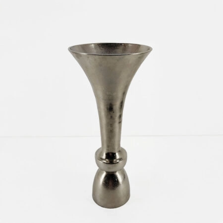 LUXOR ΒΑΖΟ 23x23x50cm ΑΛΟΥΜΙΝΙΟ SILVER NICKEL