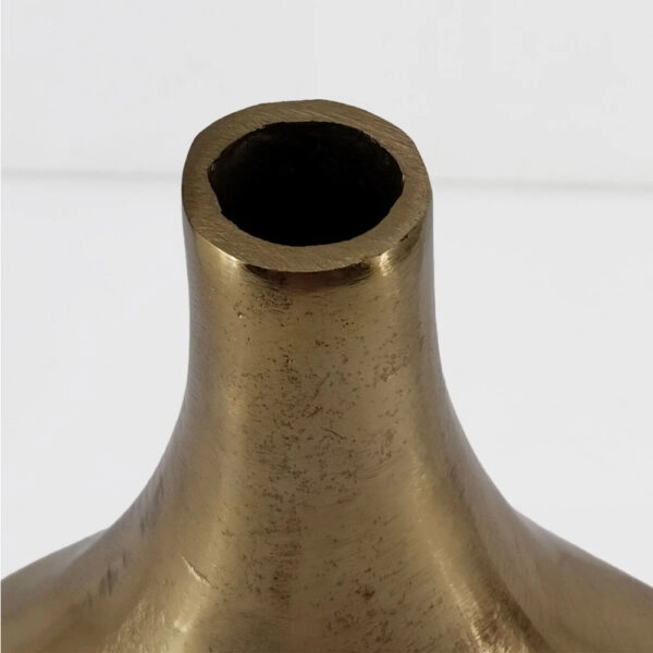 ADEL OVAL ΒΑΖΟ 22x5x28 ΑΛΟΥΜΙΝΙΟ ΧΡΥΣΟ