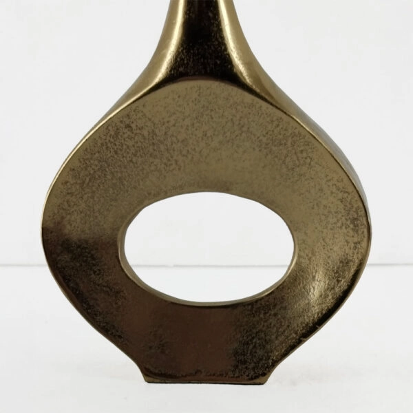 ADEL OVAL ΒΑΖΟ 22x5x28 ΑΛΟΥΜΙΝΙΟ ΧΡΥΣΟ