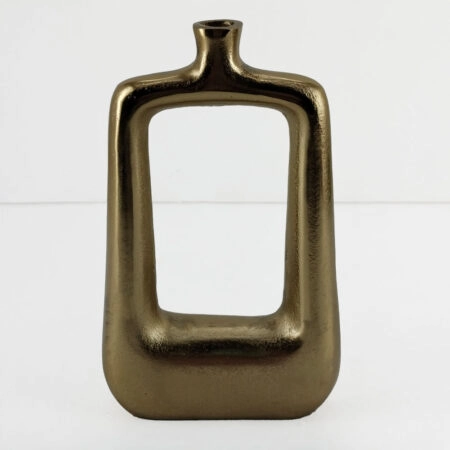 NAZAR ΒΑΖΟ 26x8x42cm ΑΛΟΥΜΙΝΙΟ ΧΡΥΣΟ