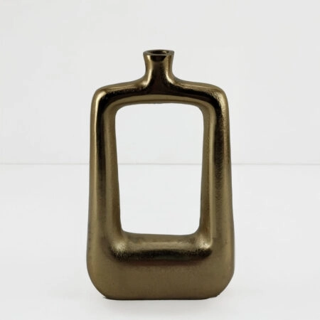 NAZAR ΒΑΖΟ 19x6x32cm ΑΛΟΥΜΙΝΙΟ ΧΡΥΣΟ