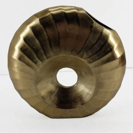 DIONE ΒΑΖΟ 30x8x28cm ΑΛΟΥΜΙΝΙΟ ΧΡΥΣΟ