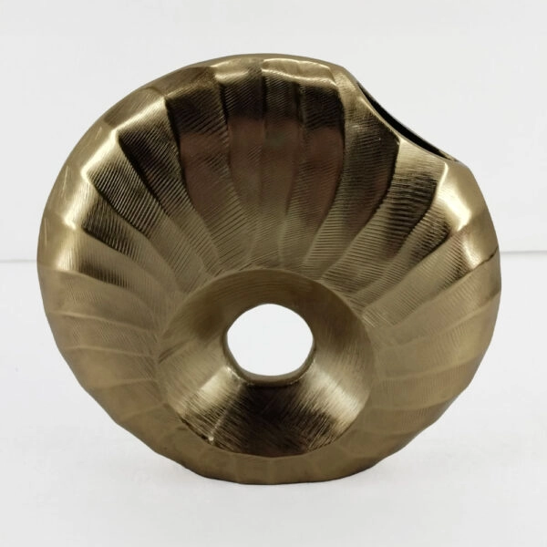 DIONE ΒΑΖΟ 26x8x26 ΑΛΟΥΜΙΝΙΟ ΧΡΥΣΟ