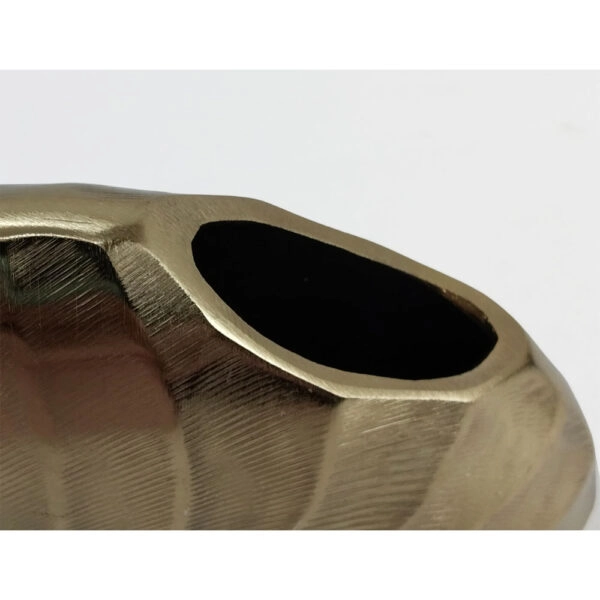 DIONE ΒΑΖΟ 26x8x26 ΑΛΟΥΜΙΝΙΟ ΧΡΥΣΟ