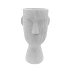 POLYFACE ΒΑΖΟ 20.5x6.8x19 POLYRESIN ΑΣΠΡΟ