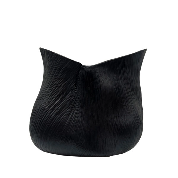 FLORESTA ΒΑΖΟ 32x22x27.5 POLYRESIN ΜΑΥΡΟ