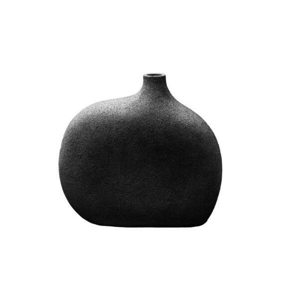 NEST S ΒΑΖΟ 20.5x6.8x19 POLYRESIN ΜΑΥΡΟ