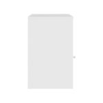 Κομοδίνο Foly με ένα ντουλάπι σε λευκή απόχρωση 40x40x50εκ