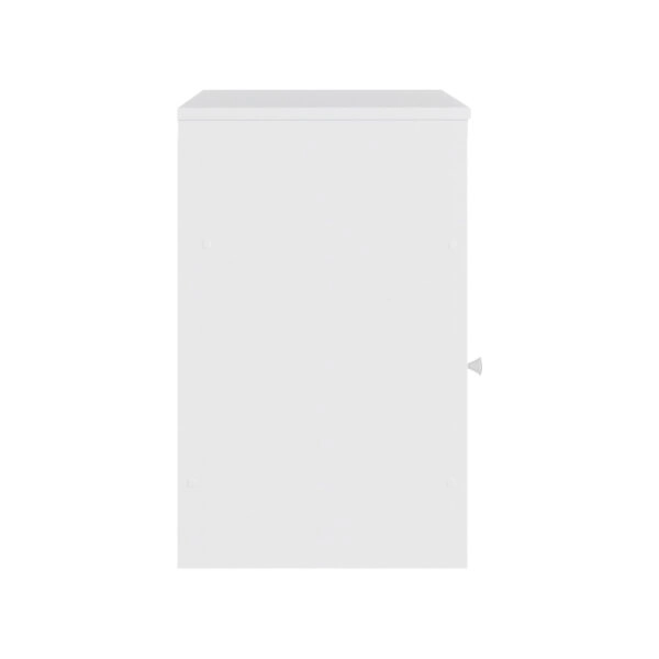 Κομοδίνο Foly με ένα ντουλάπι σε λευκή απόχρωση 40x40x50εκ