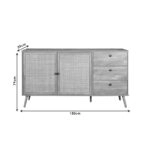 Μπουφές Oslo  sonoma 150x39x79εκ