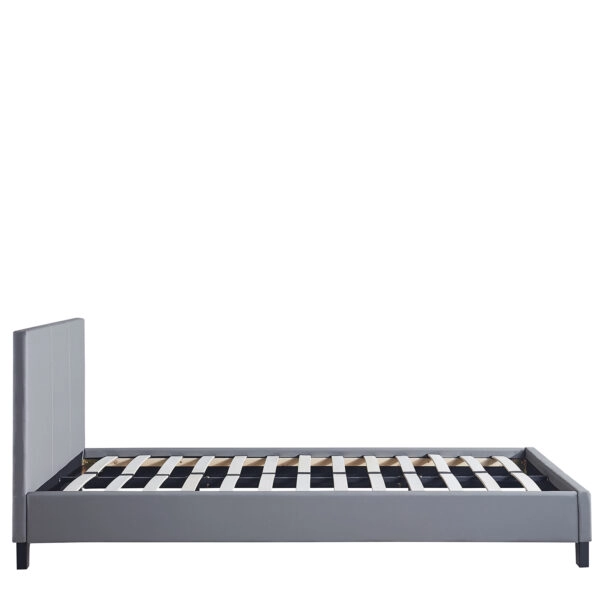 Κρεβάτι  AZALEA Capuccino PU 213x131x88cm (Στρώμα 120x200cm)