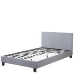 Κρεβάτι  AZALEA Capuccino PU 213x131x88cm (Στρώμα 120x200cm)