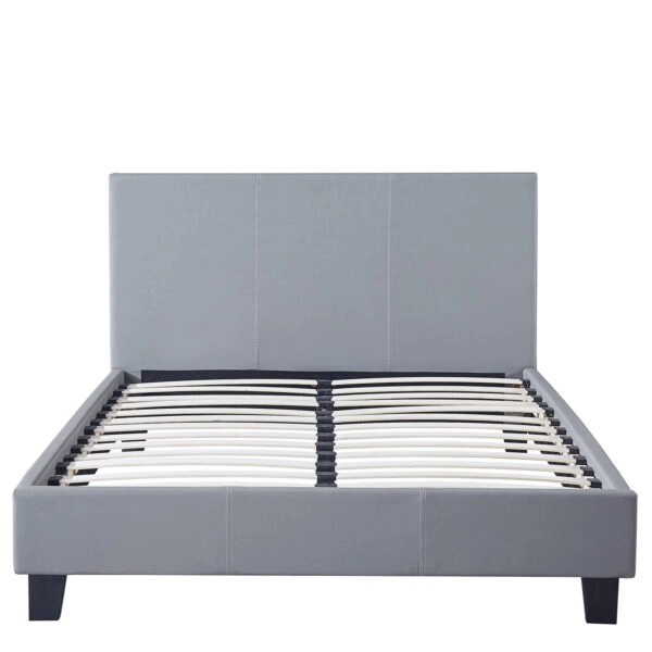 Κρεβάτι  AZALEA Capuccino PU 213x131x88cm (Στρώμα 120x200cm)