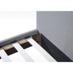 Κρεβάτι  AZALEA Capuccino PU 213x131x88cm (Στρώμα 120x200cm)