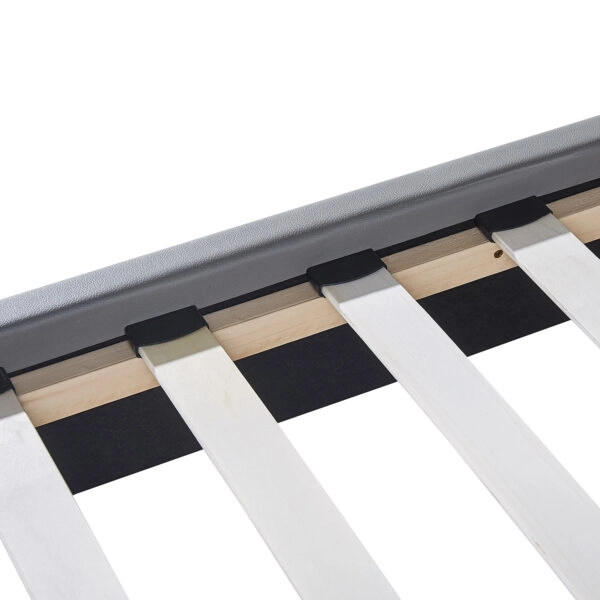 Κρεβάτι  AZALEA Capuccino PU 213x131x88cm (Στρώμα 120x200cm)