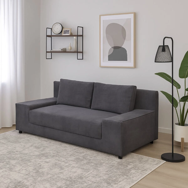 Καναπές Κρεβάτι Favorite Τριθέσιος Γκρι 200x81x71cm