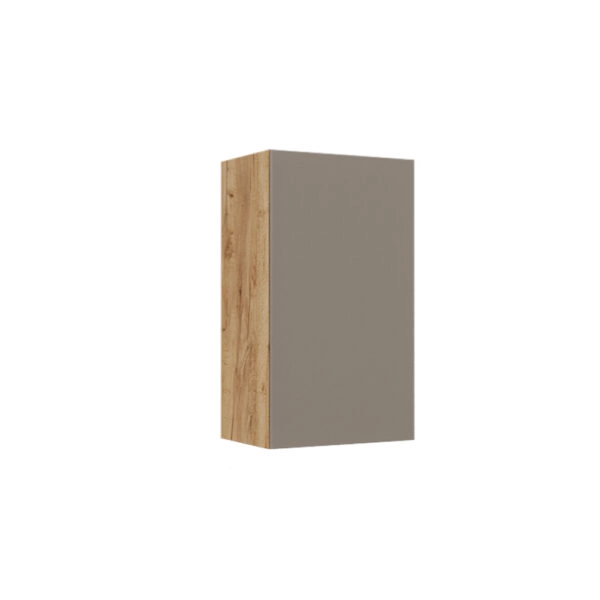 Κρεμαστό Ράφι Callisto Χρυσό Δρυς-Γκρεζ 40x30x70cm