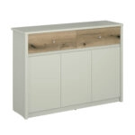 Μπουφές Karin Cashmere-Evoke Oak 126x36.5x91cm