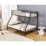 Κουκέτα ArteLibre OSAGE Μαύρο Για Στρώμα 90/140x190