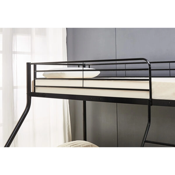 Κουκέτα ArteLibre OSAGE Μαύρο Για Στρώμα 90/140x190