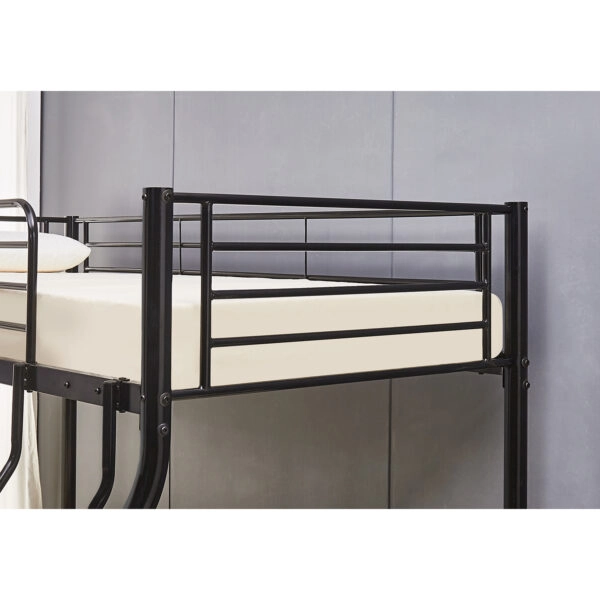 Κουκέτα ArteLibre OSAGE Μαύρο Για Στρώμα 90/140x190