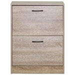 Παπουτσοθήκη ArteLibre BRANTLEY Δρυς Μοριοσανίδα 60x24x81cm