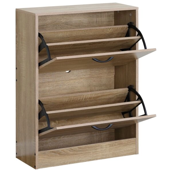 Παπουτσοθήκη ArteLibre BRANTLEY Δρυς Μοριοσανίδα 60x24x81cm