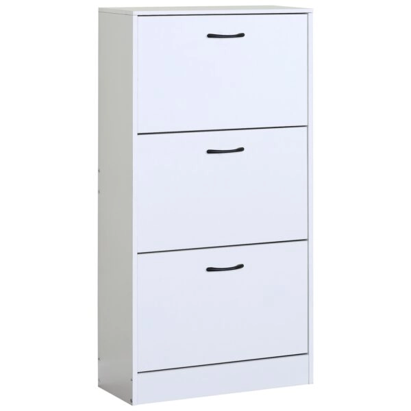 Παπουτσοθήκη ArteLibre BRANTLEY Λευκό Μοριοσανίδα 60x24x116cm