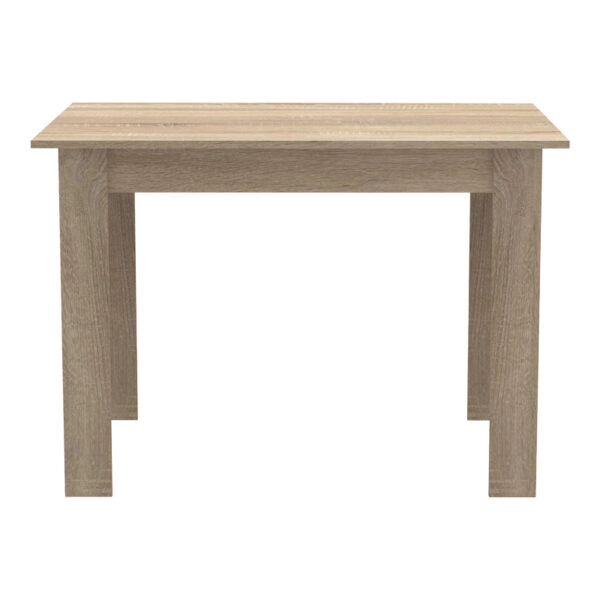 Τραπεζαρία Manka-Ezra  σετ 5τεμ σε sonoma-μαύρη απόχρωση 110x80x77εκ