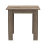 Τραπεζαρία Manka I-Bella σετ 3τεμ σε sonoma truffle απόχρωση 80x80x77εκ