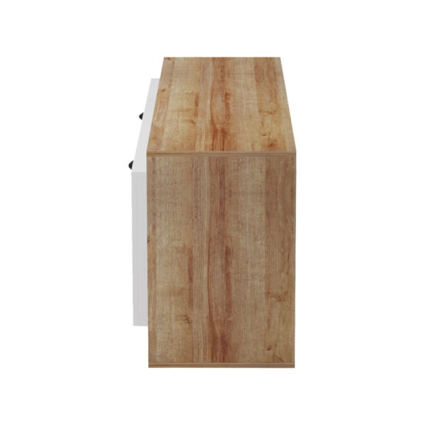 Έπιπλο τηλεόρασης Tobler  σε oak- λευκή απόχρωση 170x40x53εκ