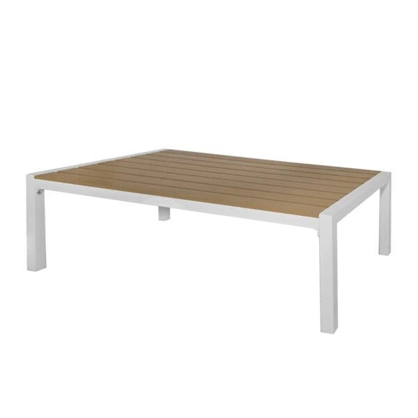 Artekko Alu Ξύλινο Τραπέζι Εξωτερικού Χώρου (170x70x42)cm