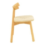 Καρέκλα Clareta  rubberwood-σχοινί σε φυσική απόχρωση 53x55x79εκ