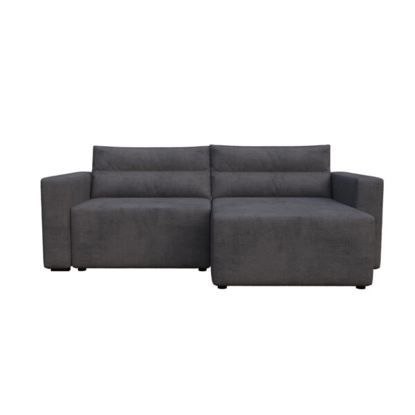 Silver Γωνιακός Καναπές Κρεβάτι με Αναστρέψιμη Γωνία Σκούρο Μπλε 245x148x94cm