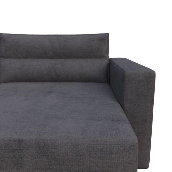 Silver Γωνιακός Καναπές Κρεβάτι με Αναστρέψιμη Γωνία Σκούρο Μπλε 245x148x94cm