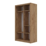 Ντουλάπα Linea Χρυσό Δρυς 120x60x215cm