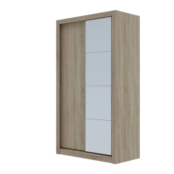 Ντουλάπα Linea Σονόμα με καθρέφτη 120x60x215cm