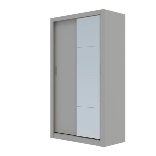 Ντουλάπα Linea Cashmere με καθρέφτη 120x60x215cm