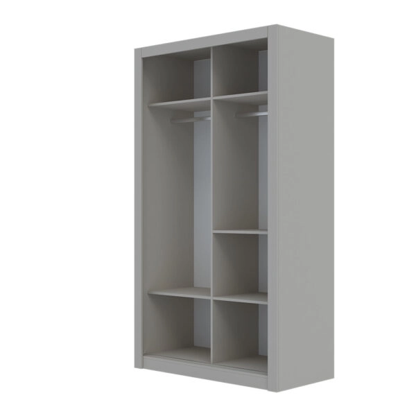 Ντουλάπα Linea Cashmere με καθρέφτη 120x60x215cm