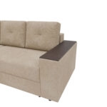 Triumph Γωνιακός Καναπές Κρεβάτι με Αναστρέψιμη Γωνία Μπεζ 241x147x94cm